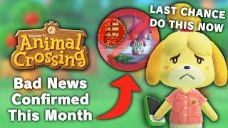 Bad News CONFIRMED For Animal Crossing Players This Month