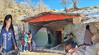 secret of mountain shelter:story of digging a secret cave by  single mother