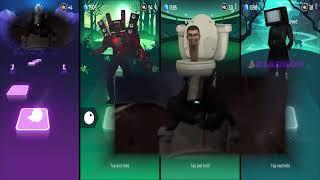 Epic Dance Battle Mario Bros vs Baby Shark vs Skibidi Skeleton vs Cameraman Titan