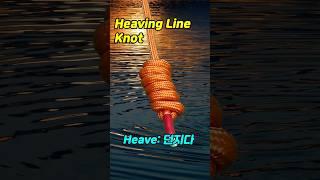 히빙라인 매듭(Heaving Line Knot): 줄 하나 던지는 데도 기술이 필요합니다. #knot #diy #생존기술 #매듭법 #캠핑 #꿀팁 #생활기술 #등산