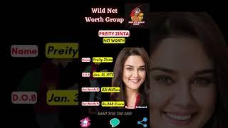  Preity Zinta Net Worth  #shorts  #wildnetworthgroup  17 August 2023 