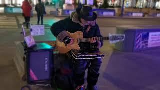 Oleg Kapustin / Олег Капустин / Street Guitarist, Busker In Moscow. Москва, Уличные музыканты. 2020