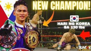 PINOY SINIBAK ANG KOREANONG HARI! BAGONG KAMPEON NG PINAS! | VIRGEL VITOR VS KIM TAE SUN