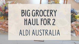 BIG GROCERY HAUL! Restocking my pantry & freezer | ALDI Australia