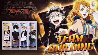 NEW CBT INFO AND TEAMBUILDING SCREENSHOTS!! Black Clover Mobile Opening Of Fate