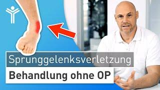 Sprunggelenksverletzung ohne OP behandeln: PECH-Regel zur Therapie nach Umknicken