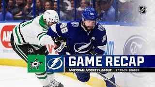 Stars @ Lightning 12/4 | NHL Highlights 2023