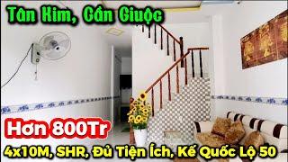 Nhà Phố Tân Kim, Cần Giuộc, Chỉ Hơn 800 Triệu, 4x10m x 2Tầng Mới Đẹp, SHR, Kế Quốc Lộ 50, Gần Quận 8