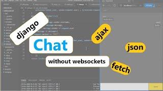 Django - Build a chat application without websockets (ajax)