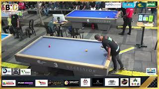 TORNEO  BILLAR AL AIRE LIBRE 32 FINALISTAS Julian Vasquez vs Andres Hernandez set a 15 carambolas