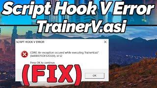 FIX Script Hook V Error CORE  An error occurred while executing 'Menyoo asi' GTA 5