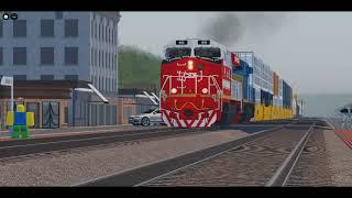 ROBLOX Railfanning at CSX RF&P Subdivision S48E22: CSX Manifest Train at Ashland, VA