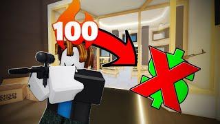 I TRIED GETTING A 100 WINSTREAK IN ROBLOX RIVALS WITHOUT SPENDING ROBUX