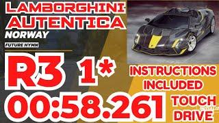 Asphalt UNITE - LAMBORGHINI AUTENTICA Grand Prix Round 3 | 1⭐ Touchdrive | Future Hymn