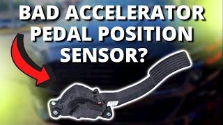 SYMPTOMS OF A BAD ACCELERATOR PEDAL POSITION SENSOR