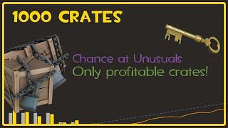 Opening 1,000 profitable crates - Team Fortress 2