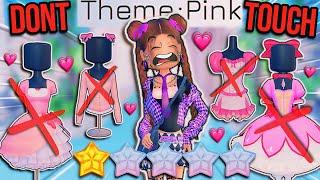 *NOT* Allowed To TOUCH PINK For EVERY ROUND In Dress To Impress! 🩷 I FAILED... | ROBLOX Challenge