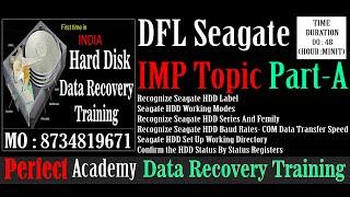 SEAGATE HARD DISK FIRMWARE REPAIR TRAINING / STEP BY STEP SEAGATE FIRMWARE REPAIR TRAINING WITH DFL