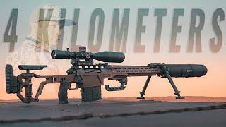 Extreme Long Range Shooting At 4 Kilometers With A 375 Cheytac!