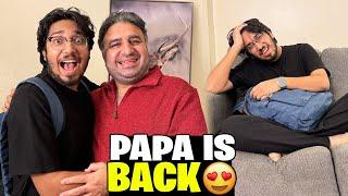 Surprising My Father In America  | Meeting My Dad After A Long Time | Emotional ️