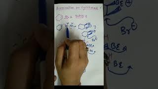 #bromination on #cyclohexene #cyclic system #streochemistry #shorts #ytshorts #viral