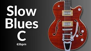 Smooth Slow Blues Guitar Backing Track in C Major l Relaxing & Smooth Jam Session