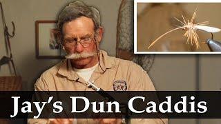 Jay Buchner: Jay's Dun Caddis fly pattern video tutorial