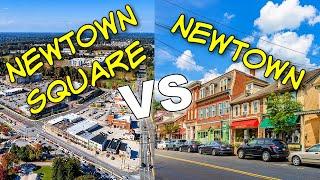 Newtown VS Newtown Square PA