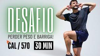 30 min CARDIO para EMAGRECER em casa - queimar gordura e perder a barriga