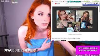 Amouranth react on xQc Dad couldn't choose between Pokimane and Amouranth 