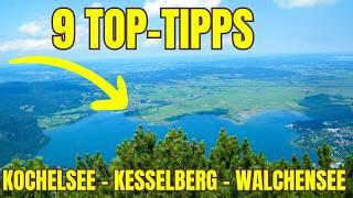 9 Tipps für Ausflüge im Alpenvorland an Kochelsee - Kesselberg und Walchensee.