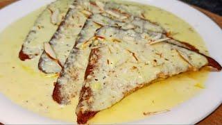 Easy Shahi Tukda Recipe। Ramzan Special।शाही टुकड़ाHow To Make Shahi Tukda At Home।Cook With Freedom