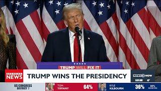 Trump wins the presidency