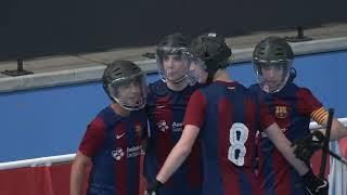  Resum de la semifinal del CCAT Infantil '24 entre el Barça i el HC Sant Just