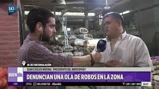 Denuncian una ola de robos en la zona del Mercofrut