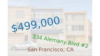 $499,000 San Francisco home for sale on 2020-08-06 (334 Alemany Blvd #2, CA, 94110)