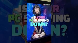 Is Your PC Slowing Down #pctips #tech