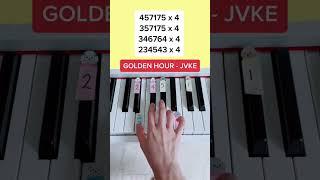 Golden Hour - JVKE (Piano Tutorial) #goldenhour #goldenhourjvke #pianotutorial #jvke