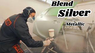 How to blend Silver metallic paint-Satajet