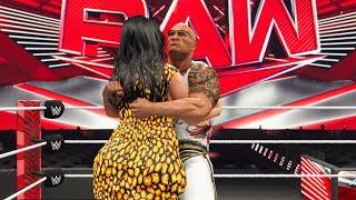 Live WWE 2K24 | The Rock vs Indian Female Wrestler | WWE Smackdown Today Fight #shorts