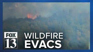 Wildfires force evacuations in Tooele, Box Elder counties