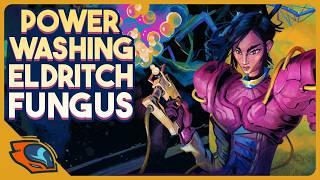 Destroying Eldritch Fungus With A Pressure Washer! - Ambrosia Sky