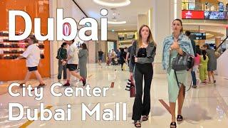 Dubai [4K] Amazing Dubai Mall, City Center Walking Tour 