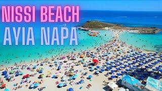 Nissi Beach Ayia Napa Cyprus 2022 by Drone 4K