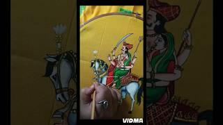 Khandoba fabric painting #art #diy #clothpainting #shortvideo #shorts #god #artist #fabricart #short