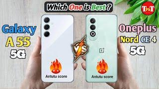 Samsung Galaxy A55 5G vs Oneplus Nord CE 4 5G: Which is Better?