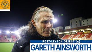 POST-LEYTON ORIENT | Gareth Ainsworth