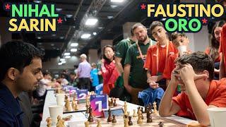 11-year-old Faustino Oro vs Speed Monster Nihal Sarin | FIDE World Rapid Team 2025