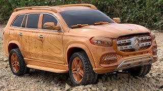 Wood Carving - Mercedes-Benz GLS 450 4MATIC 2022 - Woodworking Art