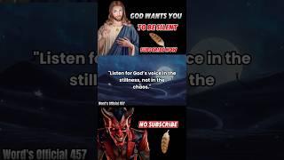 God Wants You To Be Silent Quotes